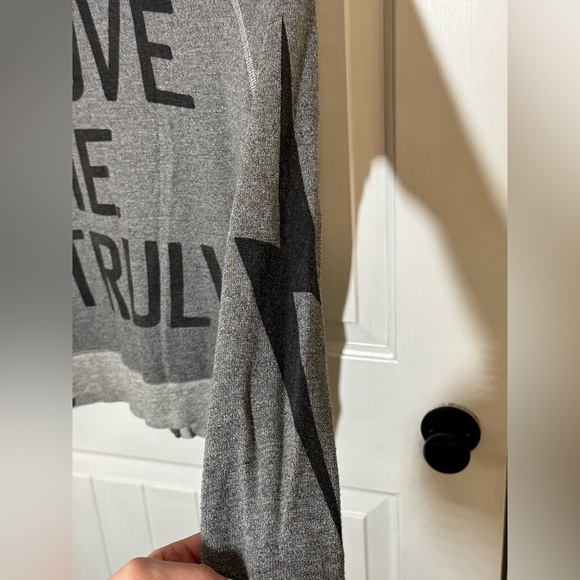 Sundry Love Me Truly Zip Up Hoodie - Picture 3 of 7